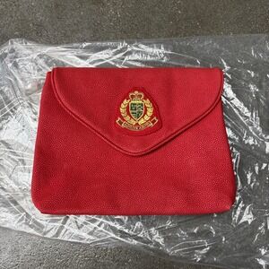 Adrien Arpel Red Makeup Bag Folding Cosmetic Travel Organizer New Zip Pockets